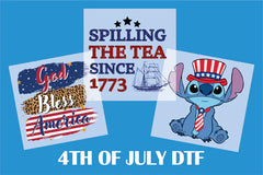 DTF 4th of July Designs Ready to Press