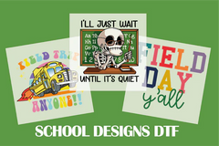 DTF School Designs Ready to Press